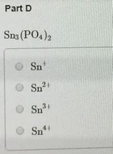 What are the charges on the positive ions in the following ...