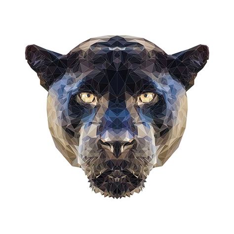 Jaguar Polygon Art Geometric Animals Animal Art