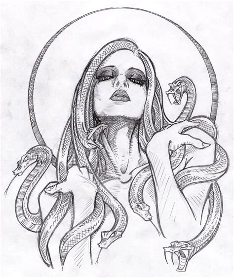 See more ideas about medusa, medusa drawing, beautiful snakes. 23 best Medusa drawing images on Pinterest | Tattoo ideas ...