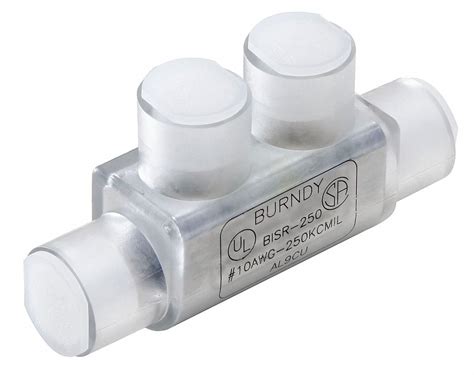 Burndy 238l 2 Port Insulated Multitap Connector Double Sided Entry