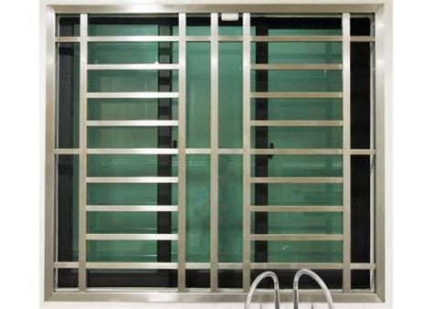 White aluminium casement double glazed window aluminium window grill design. Stainless Steel Window Grill Malaysia | Beautiful Design