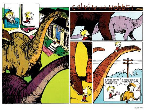 Calvin And Hobbes Dinosaurs Calvin And Hobbes Comics Calvin And
