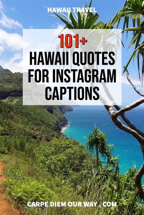 101 Beautiful Quotes About Hawaii Instagram Captions For Your