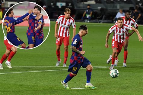 Watch Messi Score 700th Goal With Panenka Vs Atletico Madrid As Barcelona Star Joins Cristiano