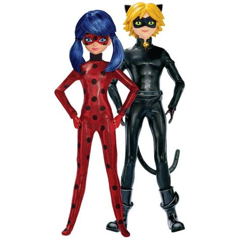 Miraculous Fashion Doll 2 Pack Ladybug And Cat Noir