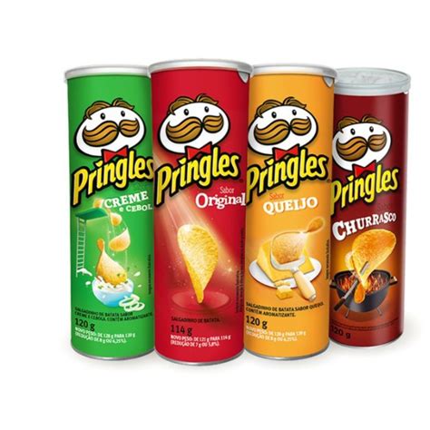 Kit 4 Batata Pringles Sabores 104g Lata Shopee Brasil