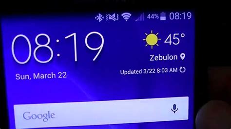 Galaxy S6 Weather Widget On Any Android Phone Youtube