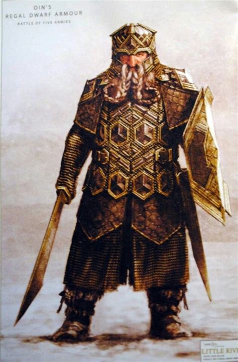 Oins Armor The Hobbit The Battle Of The Five Armies Fantasy Races