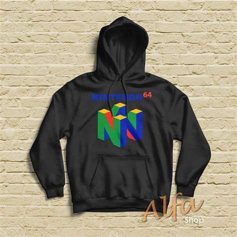 Nintendo 64 Hoodie 5th Generation Retro Video Game Console By Etsy