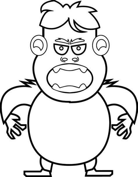 Abominable Snowman Facts Coloring Page