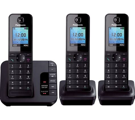 Cordless home phones, dect 6.0 phones, 2 line, 4 line and bluetooth cordless phones. PANASONIC KX-TG8183EB Cordless Phone with Answering ...