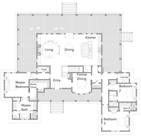 Awesome Wrap Around Porch Floor Plans Sc17k2