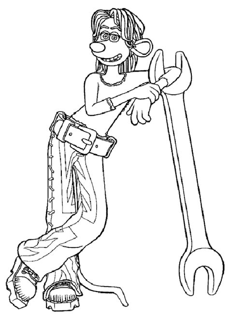 Flushed Away coloring pages to download and print for free