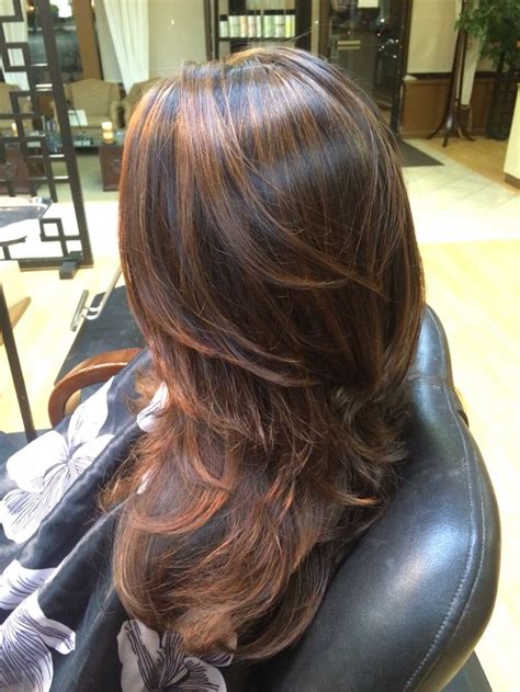 Caramel, violet and cinnamon brown hair colors can give your friends and admirers something to talk about. Copper caramel highlights | Hair styles, Hair highlights ...