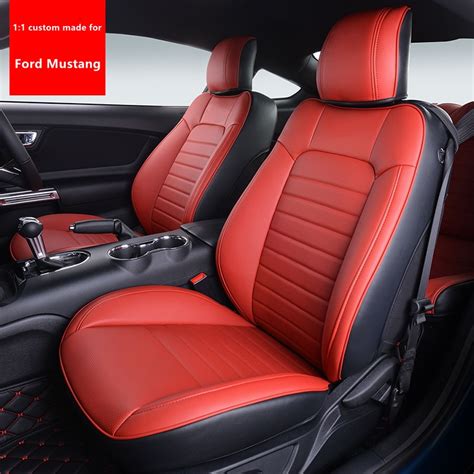 Custom Fit For Mustang Car Accessories Seat Covers Full Set Middle