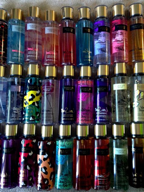 Top 10 victoria's secret body mist scents including cocunut, amber, vanilla, and bombshell. New Victoria Secret VS Fragrance Body Mist Spray