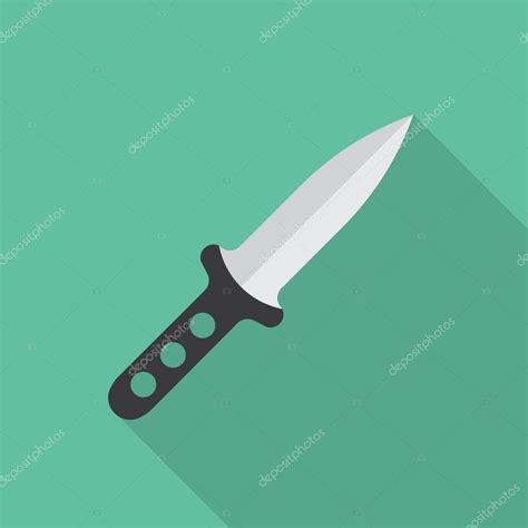 Throwing Knife Vector Illustration Stock Vector Image By ©makc76
