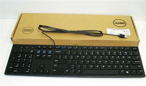 New Dell Kb216 Bk Us Wired Keyboard Black Usb