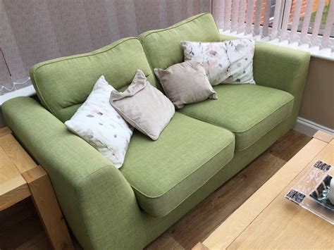 Two Seater Sofa Lime Green Excellent Condition In Waterlooville Hampshire Gumtree