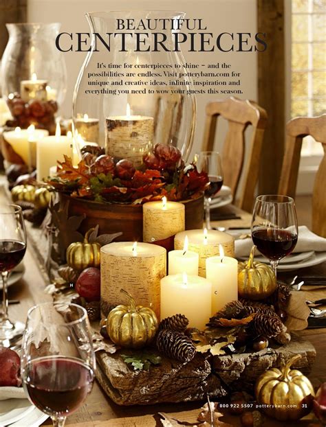 Pottery barn christmas table decorating ideas. Pottery Barn Beautiful! | Pottery barn christmas, Fall ...