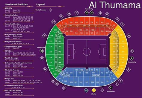 World Cup Stadiums Seating Maps Rqatar