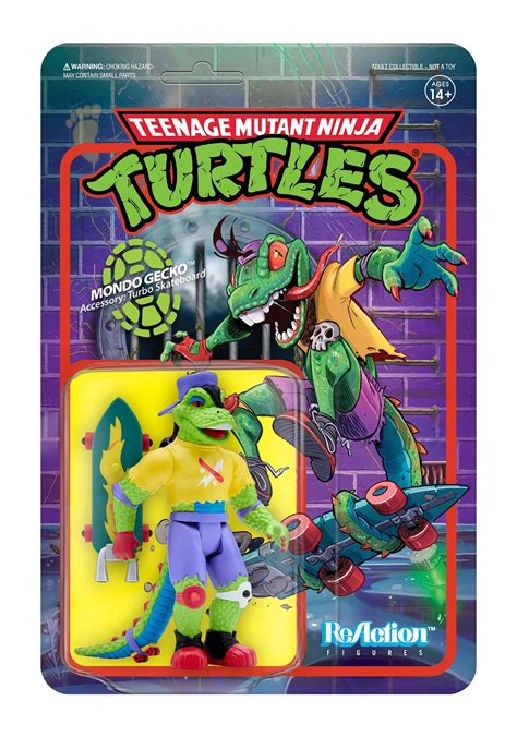 Tmnt Reaction Mondo Gecko Wave 4 Action Figure