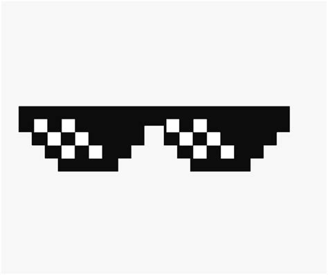 Deal With It Glasses Thug Life Sunglasses By Swagasaurus Deal With It Glasses Hd Png Download