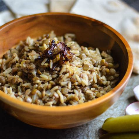 Lebanese Lentils With Rice Mujadara Simply Lebanese