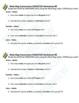 How many molecules are there in. Moles Mass And Particles Worksheet