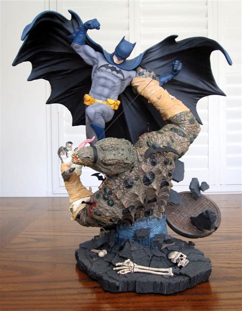 Batman Vs Killer Croc Statue Dc Classic Confrontations Pics Page 2