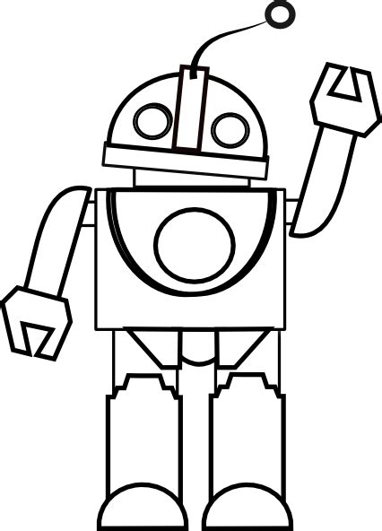 Dessin Robot #106630 (Personnages) à colorier – Coloriages à imprimer