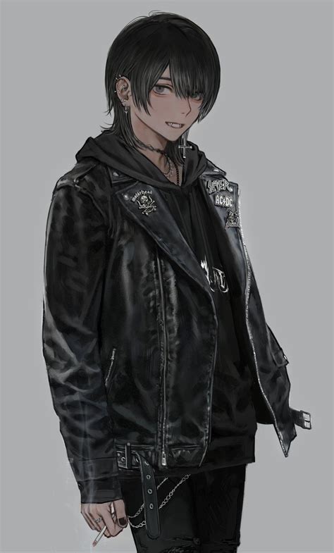 Anime Cool Boy With Jacket