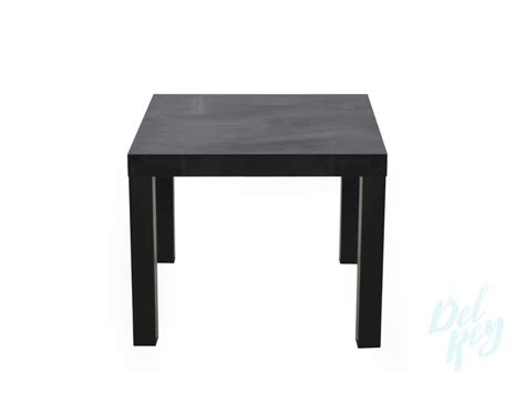 Newrussell black marble coffee table. Black Square End Table | Party Rentals | Small Black Table ...