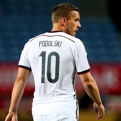 Germany jersey shirt #10 podolski 2016/2017 away official adidas football s. Germany striker Lukas Podolski retires from international ...