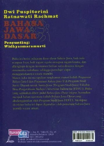 Buku Bahasa Jawa Dasar | Toko Buku Online - Bukukita