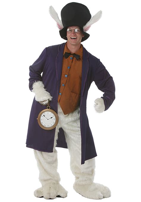 White Rabbit Adult Costume Halloween Costume Ideas 2023