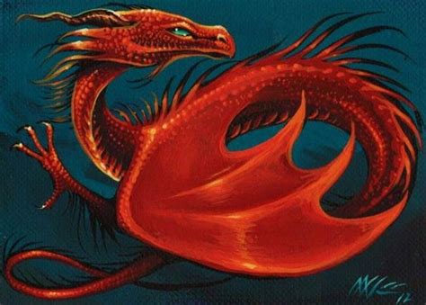 The Dragon By Nico Niemi From Aceo