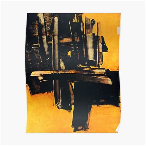 Painting By Pierre Soulages July 16 1961 Poster By Roosevelt Yang