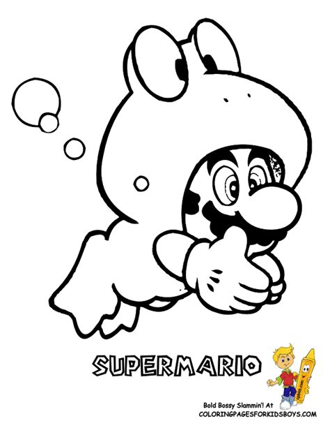 Download and print these new super mario bros coloring pages for free. Daring Mario Coloring Pages | Yoshi | Free | Wario |Super ...