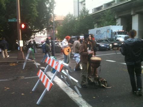 Occupy Portland Protest Continues To Block Southwest Main Street