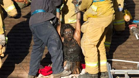 woman arrested after getting stuck in chimney