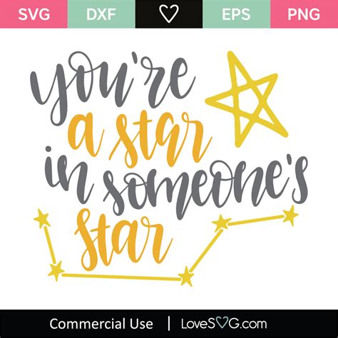 You Are A Star Svg Cut File