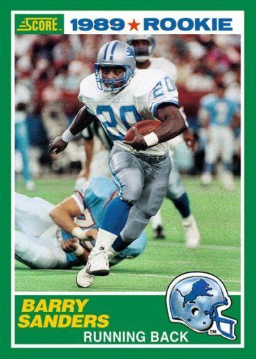 Barry sanders rookie cards are some of the greatest football cards ever produced. 207 best Football cards images on Pinterest | Football cards, Soccer cards and Vintage football