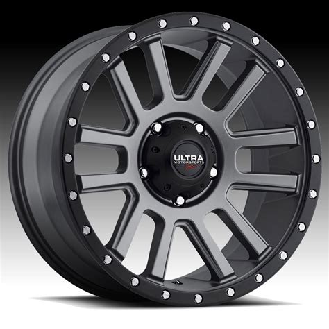 Ultra X107 Xtreme Satin Graphite Custom Wheels X107gn Discontinued