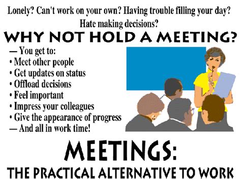 Funny Quotes About Meetings Quotesgram