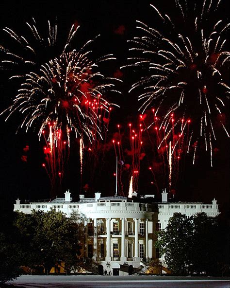 White House Fireworks In Washington Dc Photo Print For Sale
