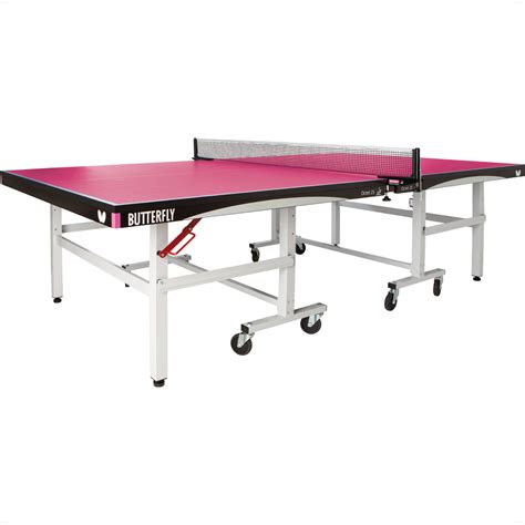 Butterfly Octet Magenta Rollaway Table Tennis Table Table Tennis Tables
