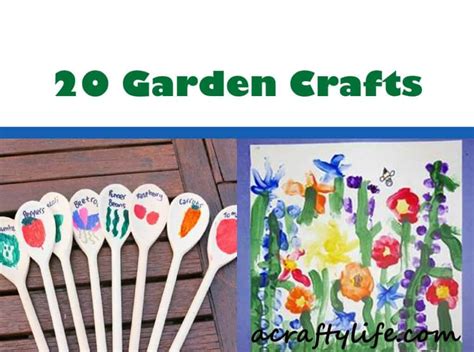 Garden Kid Crafts List Of 20 Crafts For Kids A Crafty Life