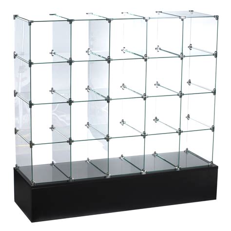 12 In Glass Cube Display With Open Back Specialty Store Services