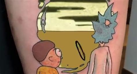 Ricky y morty rick and morty comic wattpad larry stylinson animation cartoon ricotta ships fandom. 'Rick And Morty' Tattoo Is An Affront To Both Science And God | Rick and morty tattoo ...